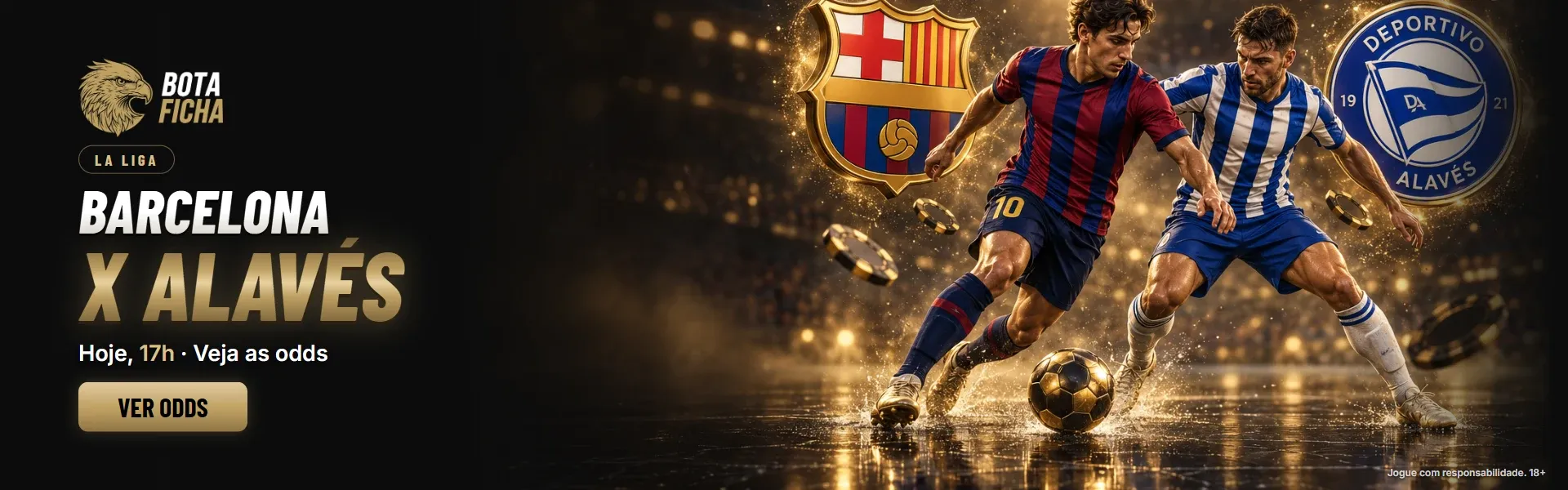 Hoje - Barcelona x Alavés